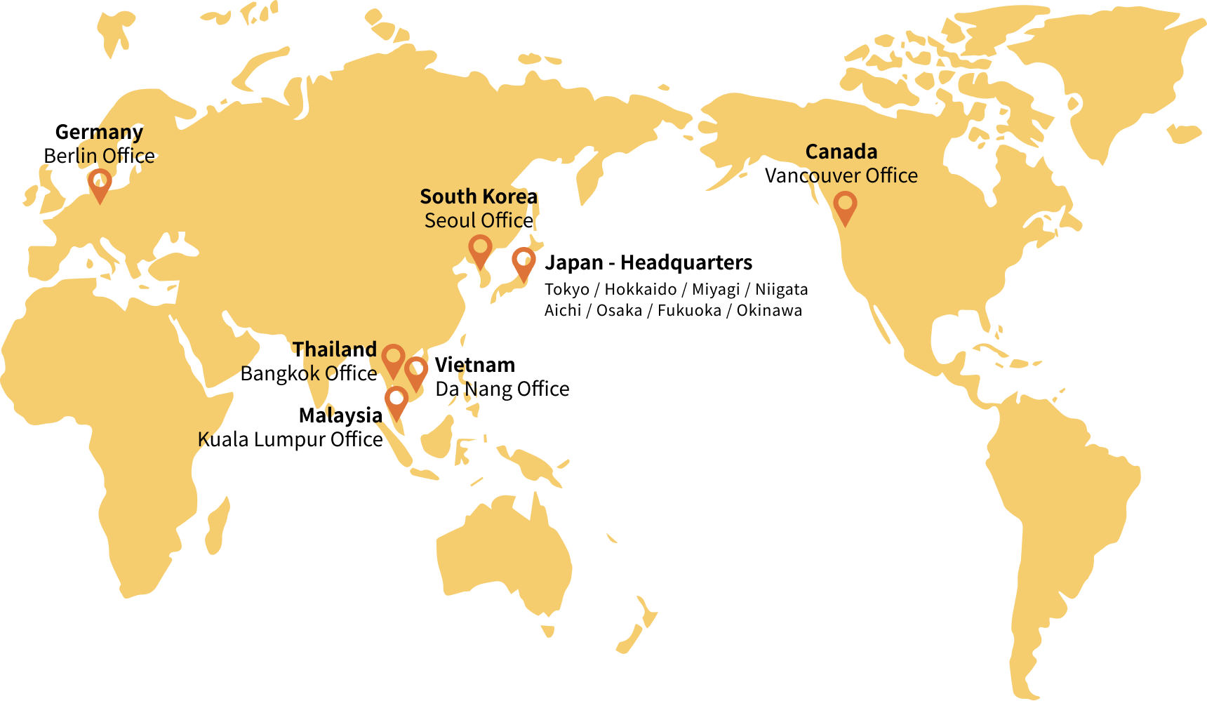 Classmethod global office locations